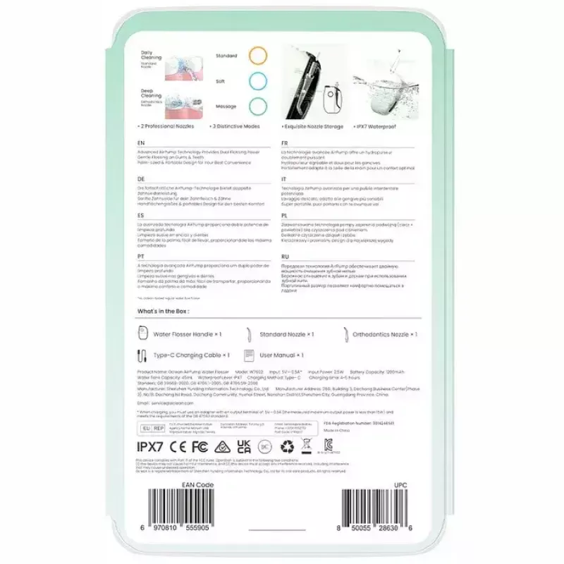 Oclean A10 Munddusche, grün