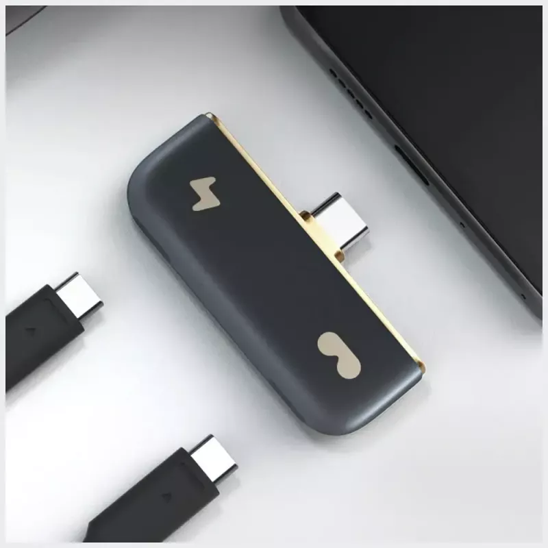 USB-C-Adapter Rokid UNB23010 – 2x USB-C-Ports, schwarz