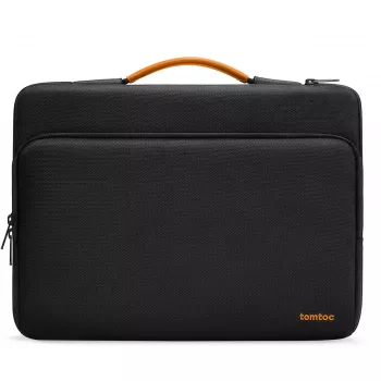Laptop-Aktentasche Tomtoc Defender-A14 Premium für 16-Zoll-Laptops, schwarz