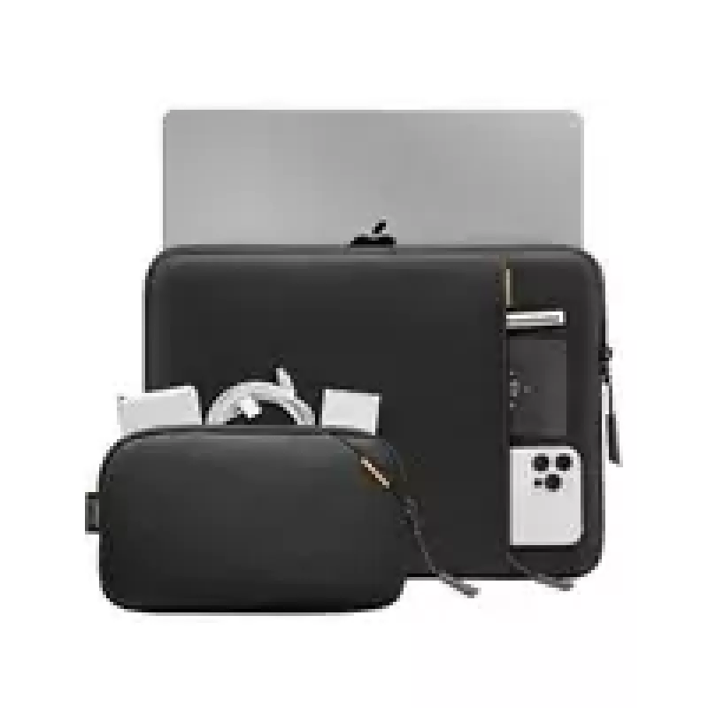 Sleeve Kit Tomtoc TOM-A13-C12D für 13 Zoll MacBook Pro/Air — schwarz