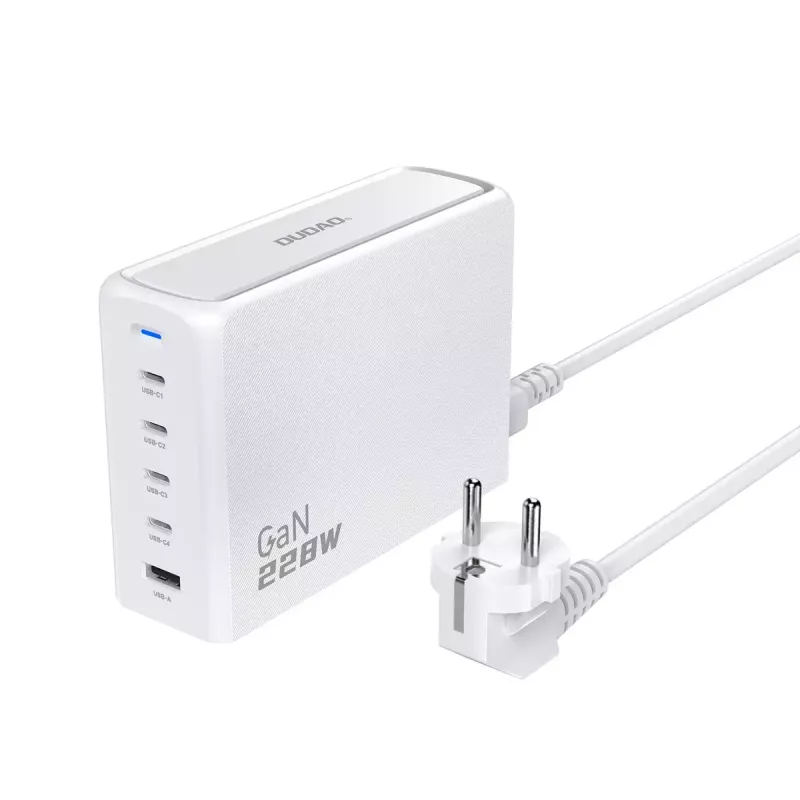 Ladegerät DUDAO A228EU 228 Watt GaN 4x USB-C 1x USB-A