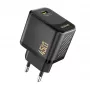Wandladegerät Dudao A28 45W GaN USB-C, schwarz — Single-Port-Schnellladegerät
