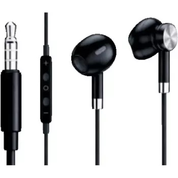 Kabelgebundene Kopfhörer Samsung Dawnkey Magnetische Kopfhörer mit 3,5 mm Klinke, Schwarz