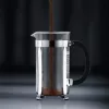 French Press Kaffeemaschine BODUM Chambord 8 Tassen, schwarzer Rahmen mit Chrom- und Glaskaraffe