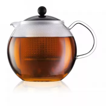 Einzelteekanne Bodum Assam 1500 ml Schwarz Transparent