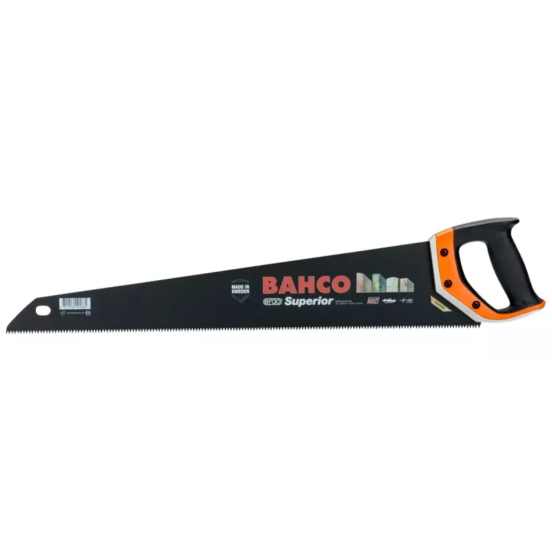 Rückensäge Bahco 2700-24-XT7-HP 60 cm Schwarz Orange