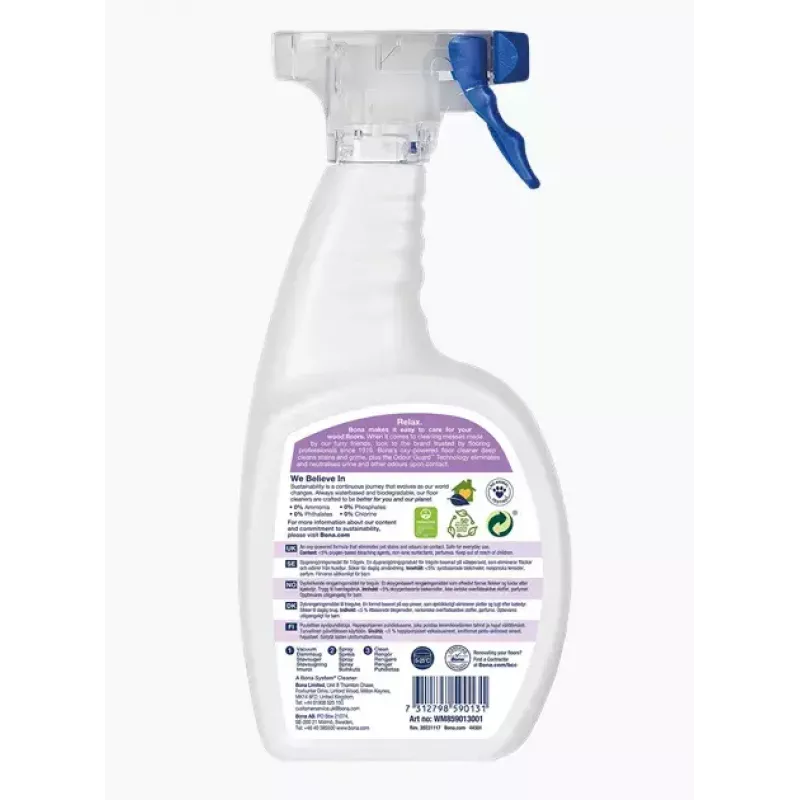 Bona WM859013003 Flüssigreiniger 1L für Holz