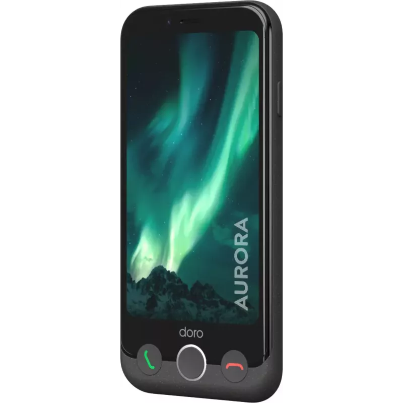 Smartphone Doro Aurora 11 4.5 Zoll Dual SIM Android 14 4 GB 64 GB 3000 mAh Graphit