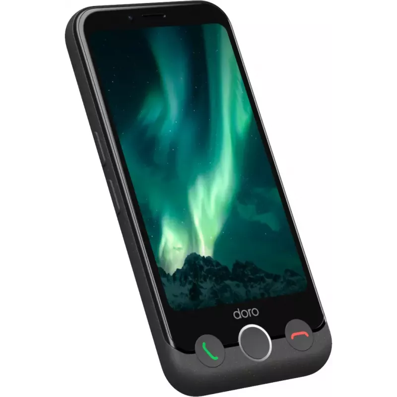 Smartphone Doro Aurora 11 4.5 Zoll Dual SIM Android 14 4 GB 64 GB 3000 mAh Graphit