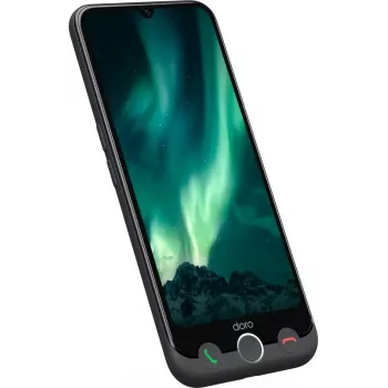 Smartphone Doro Aurora A31 6,1 Zoll Dual SIM Android 14 6GB RAM 128GB Graphitgrau
