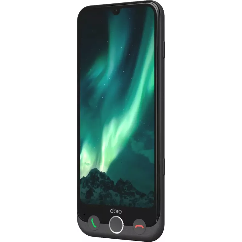 Smartphone Doro Aurora A31 6,1 Zoll Dual SIM Android 14 6GB RAM 128GB Graphitgrau