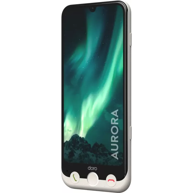Smartphone Doro Aurora A31 6,1 Zoll Dual SIM Android 14 6GB RAM 128GB Graphitgrau