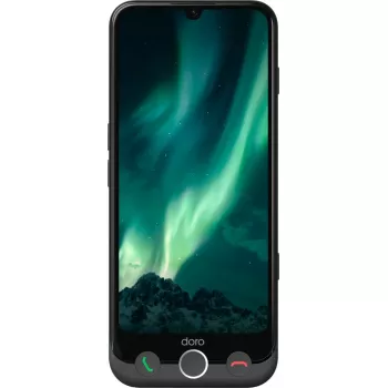 Smartphone Doro Aurora A31 6,1 Zoll Dual SIM Android 14 6GB RAM 128GB Graphitgrau