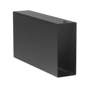 Externes Grafikkarten-Gehäuse Sonnet DM-ENC-1M-D — Aluminiumgehäuse, Schwarz, 88×424×228 mm