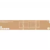 TV-Halterung Deltaco ARM-0204 2,03 m (80 Zoll) Schwarz
