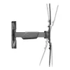TV-Halterung Deltaco ARM-0256 139,7 cm (55 Zoll) Schwarz