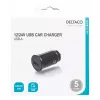 Auto-Ladegerät Deltaco USB-CAR123 Universal Schwarz