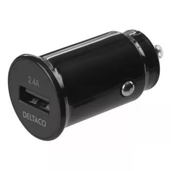 Auto-Ladegerät Deltaco USB-CAR123 Universal Schwarz