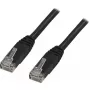 Netzwerkkabel Deltaco TP-611S RJ-45 Cat6 1,5 m Schwarz