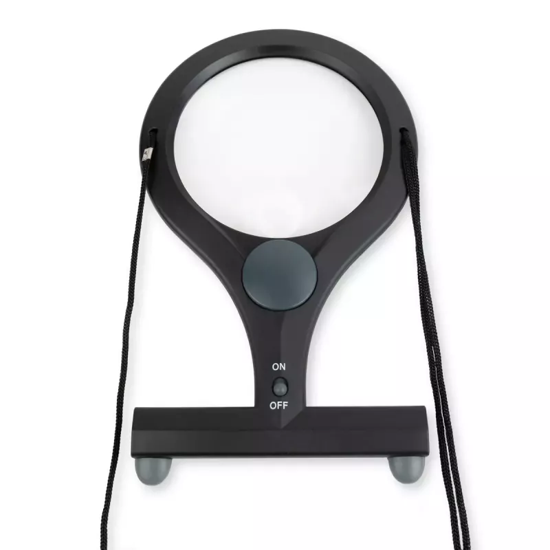 Handlupe Carson LumiCraft 2x, LED, batteriebetrieben, schwarz, 135×23×226 mm