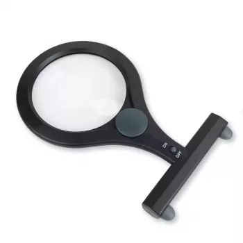 Handlupe Carson LumiCraft 2x, LED, batteriebetrieben, schwarz, 135×23×226 mm