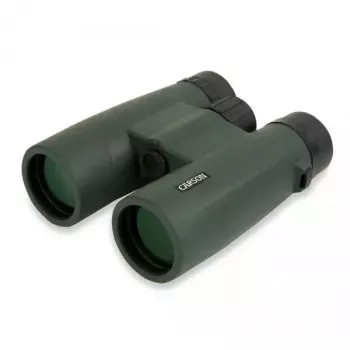 Fernglas Carson JR Series 10x42 BaK-4, kompaktes Dachkantprisma, schwarz/grün