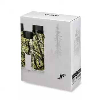 Fernglas Carson JR 10x42 BAK-4 Dachkant, kompaktes Tarnmuster-Design, 127×50,8×160 mm