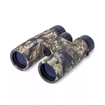 Fernglas Carson JR 10x42 BAK-4 Dachkant, kompaktes Tarnmuster-Design, 127×50,8×160 mm