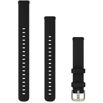 Uhrenarmband GARMIN Lily 2 Silikon schwarz — Ersatz-Silikonarmband für Lily 2
