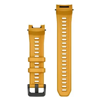 Armband für Garmin-Smartwatch, 22 mm Breite, gelb, Länge 129 mm