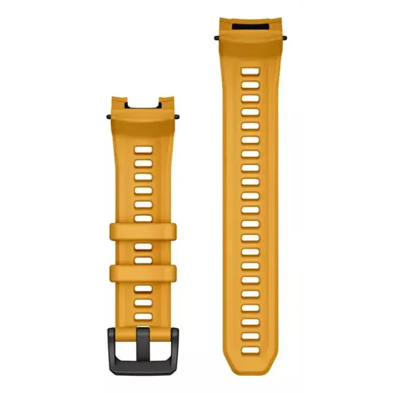 Armband für Garmin-Smartwatch, 22 mm Breite, gelb, Länge 129 mm