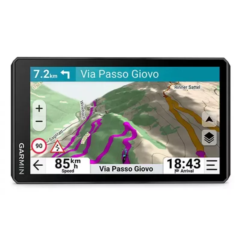 Motorrad-GPS-Navigator Garmin zumo XT3 – 4,7 Zoll (11,9 cm) TFT-Touchscreen, 1280x720, 64 GB, MicroSD, Li-Ion, 190 g, Schwarz