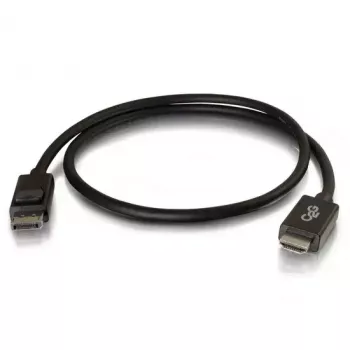 C2G 3m DisplayPort-Stecker auf HDMI-Stecker Adapterkabel Schwarz