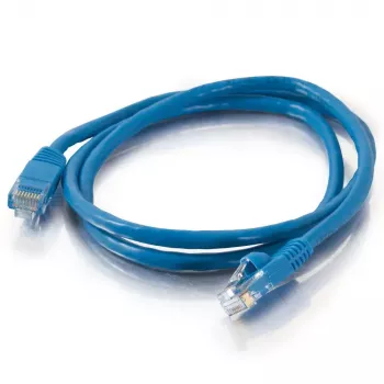 Netzwerkkabel C2G 2m Cat5e RJ-45 U/UTP Blau