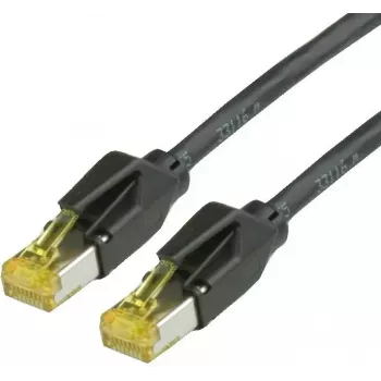 Netzwerkkabel Draka Comteq Cat.6a 0,5m Schwarz