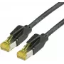 Netzwerkkabel Draka Comteq Cat.6a 0,5m Schwarz