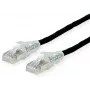 Netzwerkkabel Dätwyler 21.05.0505 Schwarz 0,5 m Cat6a S/FTP
