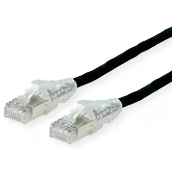 Netzwerkkabel Dätwyler Cables 21.05.0515 Schwarz 1 m Cat6a S/FTP
