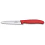 Küchenmesser Victorinox Swiss Classic 10 cm Gemüsemesser, roter Griff