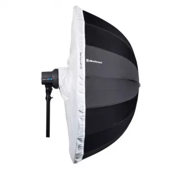 Reflektor-Schirm Elinchrom 26761 — 105 cm Durchmesser, schwarze Außenseite, weiße Innenseite