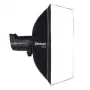 Softbox Elinchrom Rotalux Squarebox Schwarz Silber 700mm 320mm 700mm