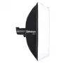Softbox Elinchrom Rotalux Squarebox 1000×1000×420 mm, Schwarz/Silber