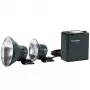 Elinchrom ELB 500 TTL Dual To Go Fotostudio-Ausrüstungsset 2 Reflektoren 2 Lampen