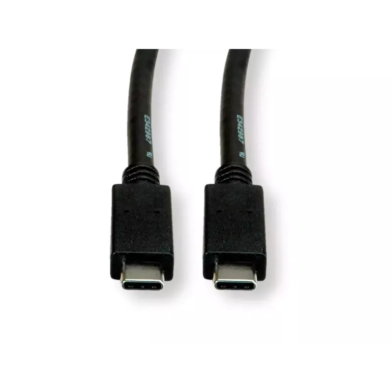USB-Kabel VALUE 11.99.9057 USB 3.2 Gen 2 0,5 m USB-C Schwarz