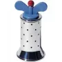 Gewürzmühle Alessi 9098 Blau Edelstahl Höhe 132 mm