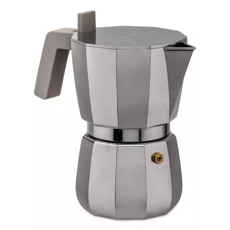 Moka-Kanne Alessi Moka 0,07 L Grau