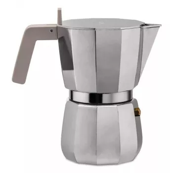 Moka-Kanne Alessi Moka 0,3 L Grau