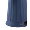 Elektrischer Wasserkocher Alessi Plissé 1,0 L 2200 W blau, thermoplastisches Harz, verdeckter Sockel, automatische Abschaltung