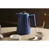 Wasserkocher Alessi Plissé 1,0 L 2200 W blau, thermoplastisches Harz, automatische Abschaltung, verdeckter Sockel
