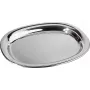 Serviertablett Alessi JM13/36 L Edelstahl Chrom